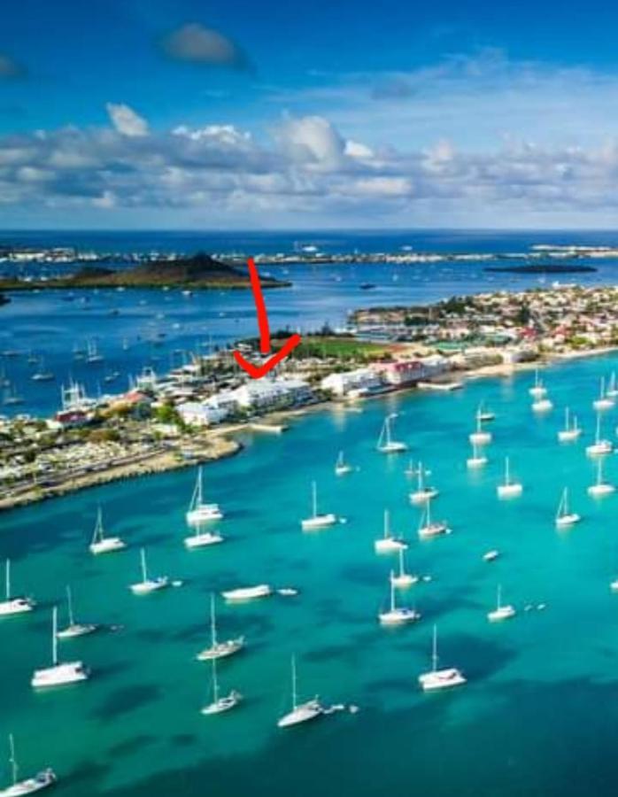 Superbe Studio Dolce Vita Vue Mer Plage Piscine Marigot  Exterior foto